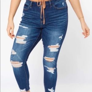 Rue 21 super high rise ankle jeggings